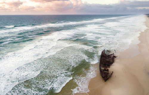 Maheno Wreck - Fraser Island. 