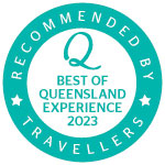Recommended Best of Queensland Experience 2023' Choice Badge